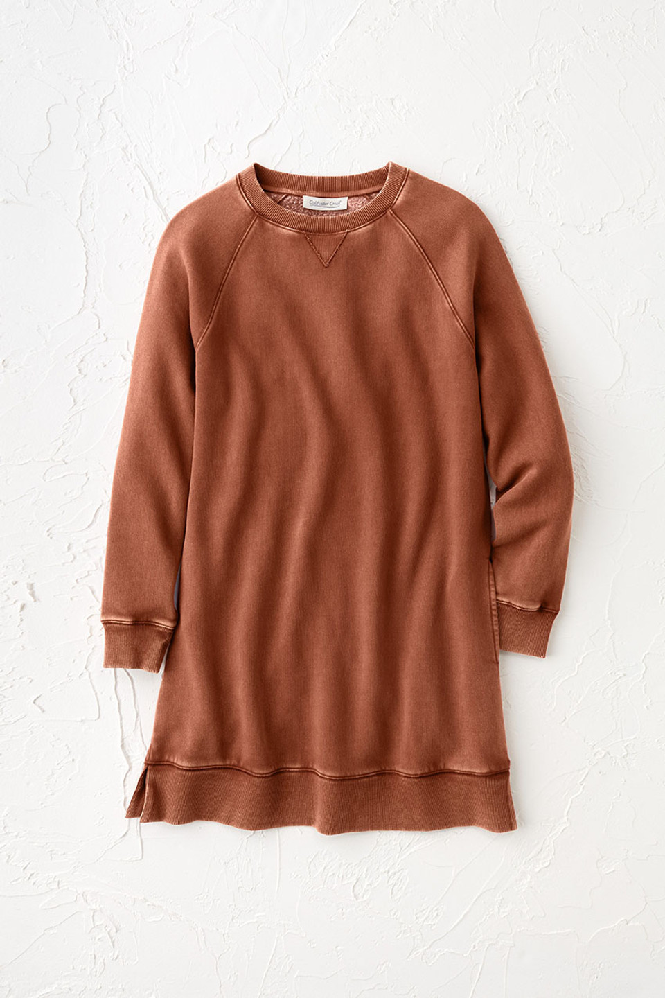 Colorwash Long Tunic Sweatshirt | Coldwater Creek