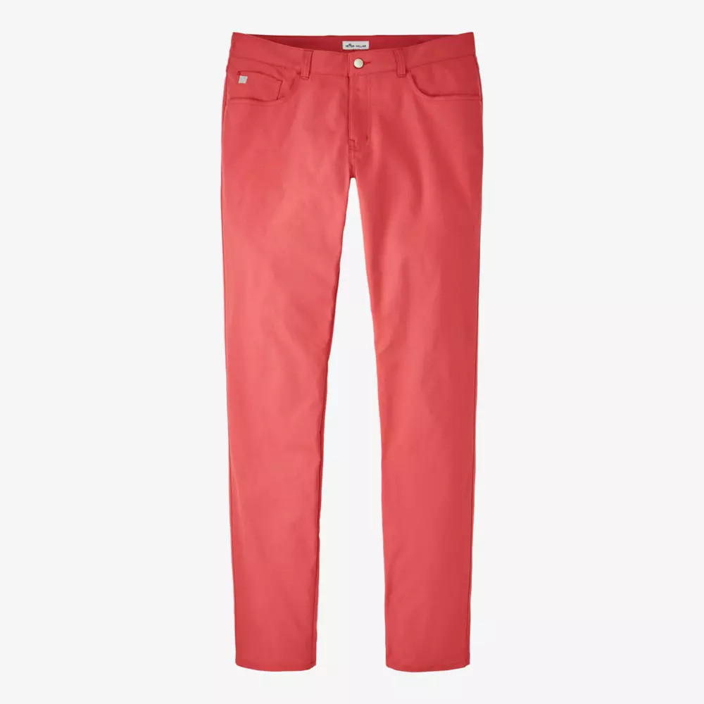 Peter Millar Performance Five-Pocket Pant, Light Red, 36W 32L | PGA TOUR Superstore