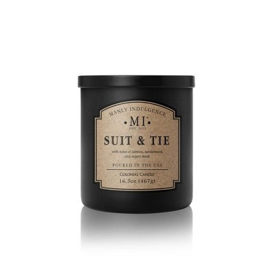 16.5oz Jar Candle Classic Collection Suit & Tie - Manly Indulgence | Target