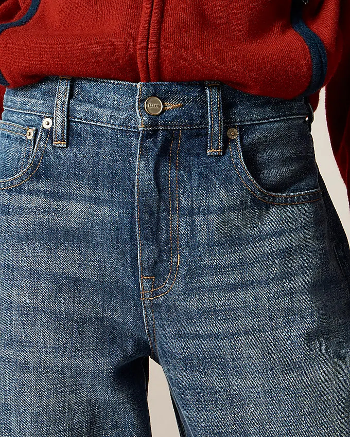 Cuffed lower-rise wide-leg jean | J. Crew US