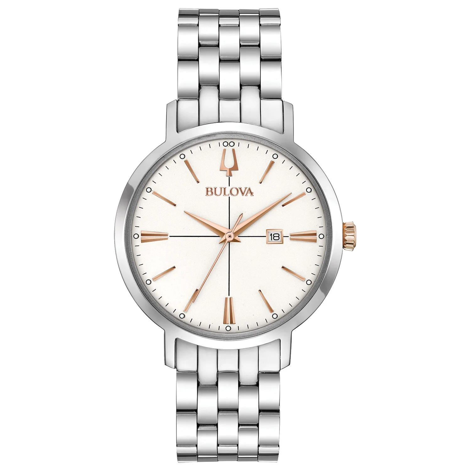 Bulova Women's Aerojet Classics Watch Silver 35mm Stainless Steel 98M130 - Walmart.com | Walmart (US)