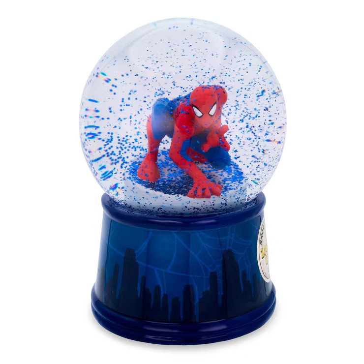 Silver Buffalo Marvel Spider-Man New York Skyline Light-Up Collectible Snow Globe | Target