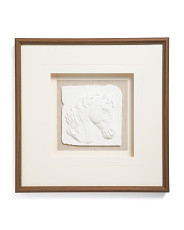22x22 Resin Horse Art With Linen Mat | Home | Marshalls | Marshalls