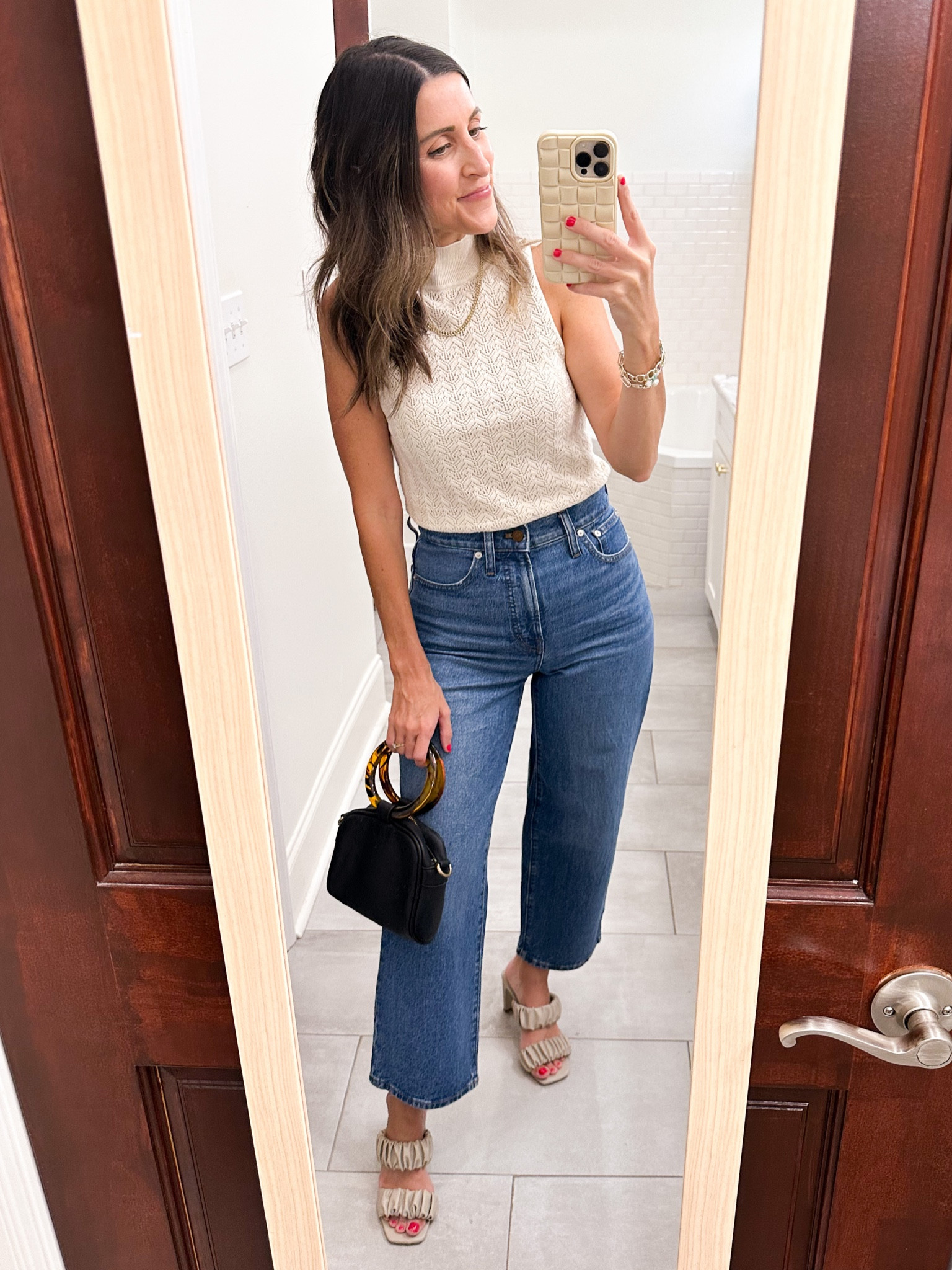 Love this new knit tank by Gap! Wearing XS. 

And Obsessed with these Madewell jeans! Perfect Vintage Wide Leg Crop Jean Size one size down. I’m 5’4” wearing size 25.

#LTKunder100 #LTKFind