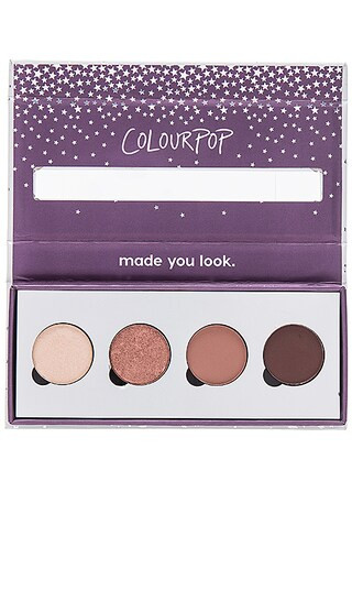 ColourPop x REVOLVE Pressed Powder Shadow Quad in Revelry | Revolve Clothing (Global)
