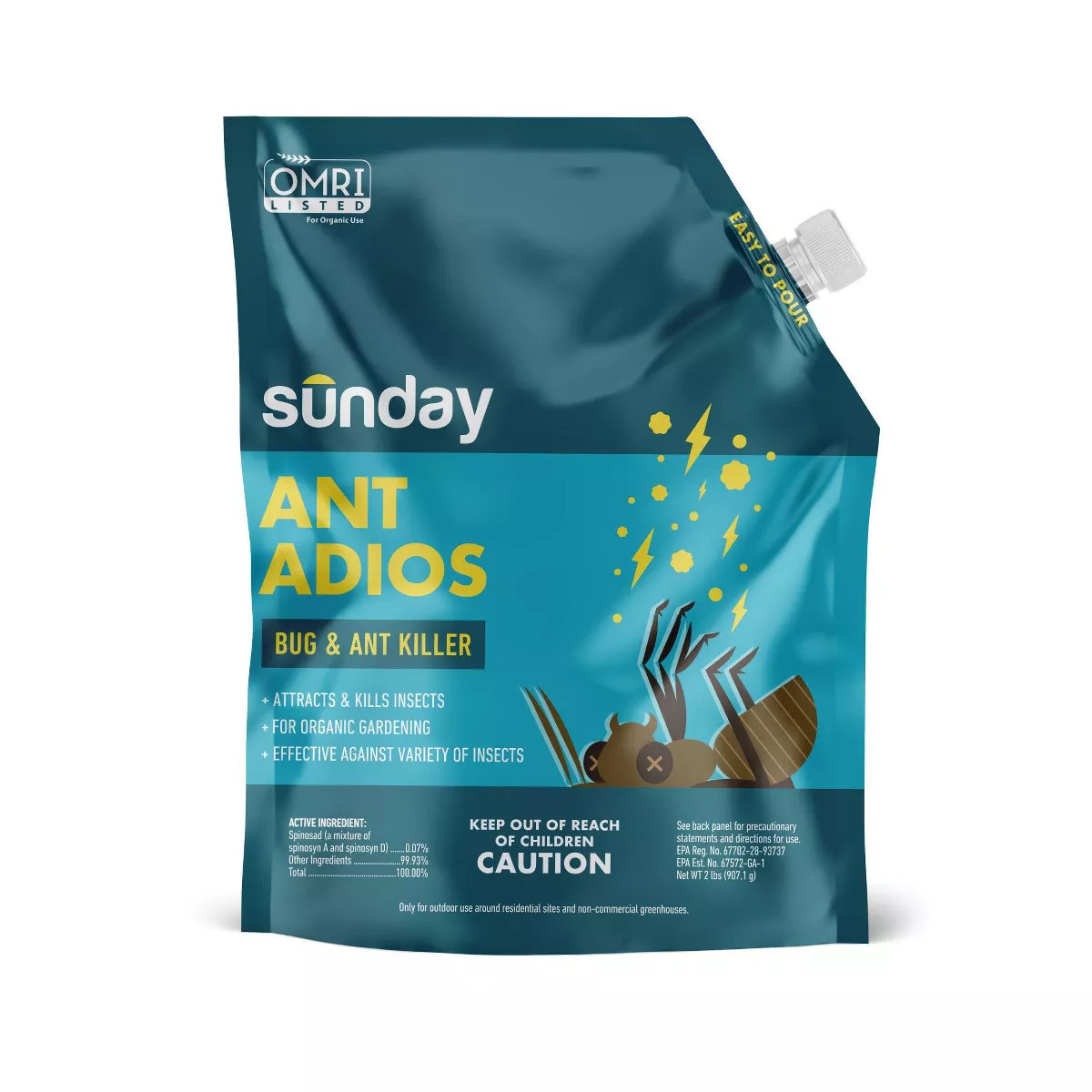 Sunday 2lbs Ant Insect and Ant Killer | Target