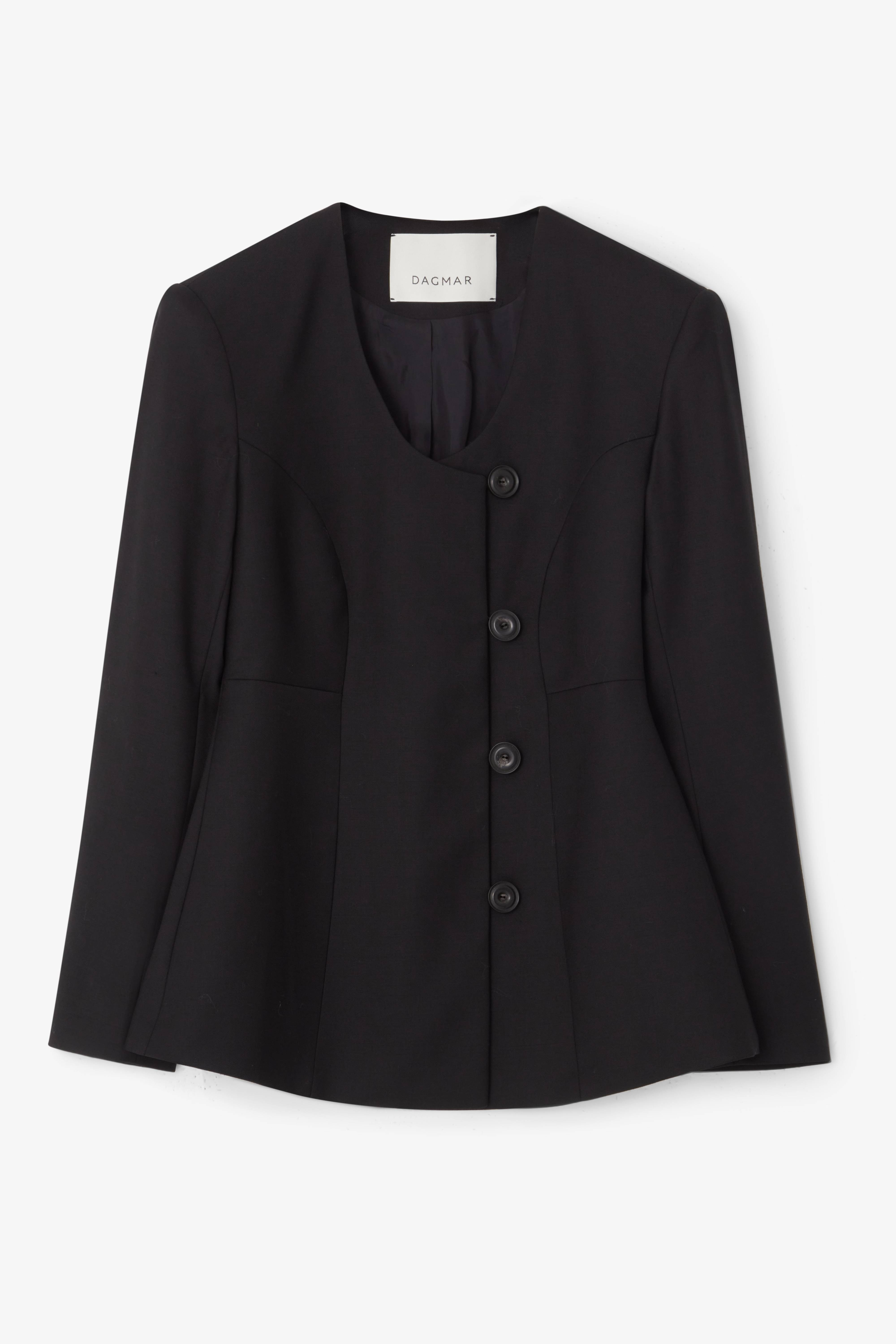 Collarless blazer | House of Dagmar