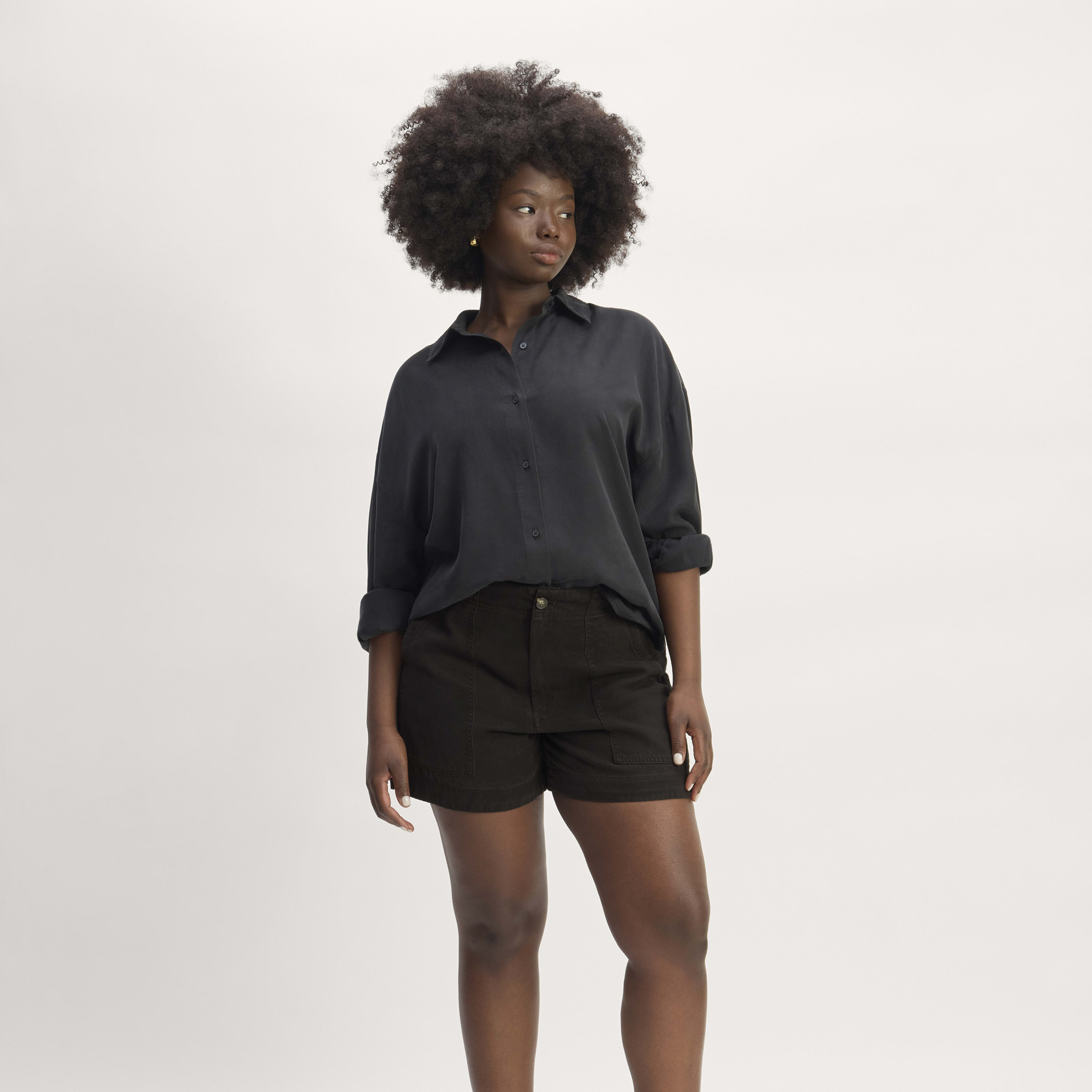 Women's Utility Short in Buttersoft by Everlane in Black, Size 00 | Everlane