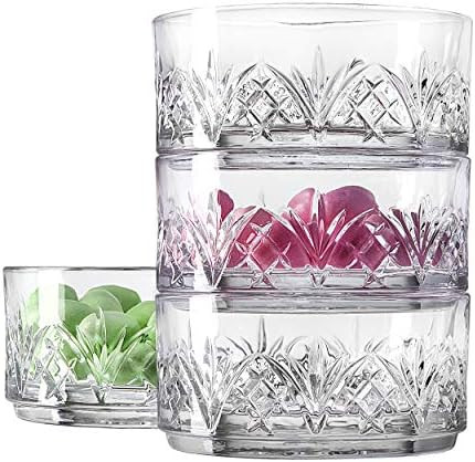 Godinger Snack Bowls, Stackable Nut Bowl Set of 3 - Dublin Collection | Amazon (US)
