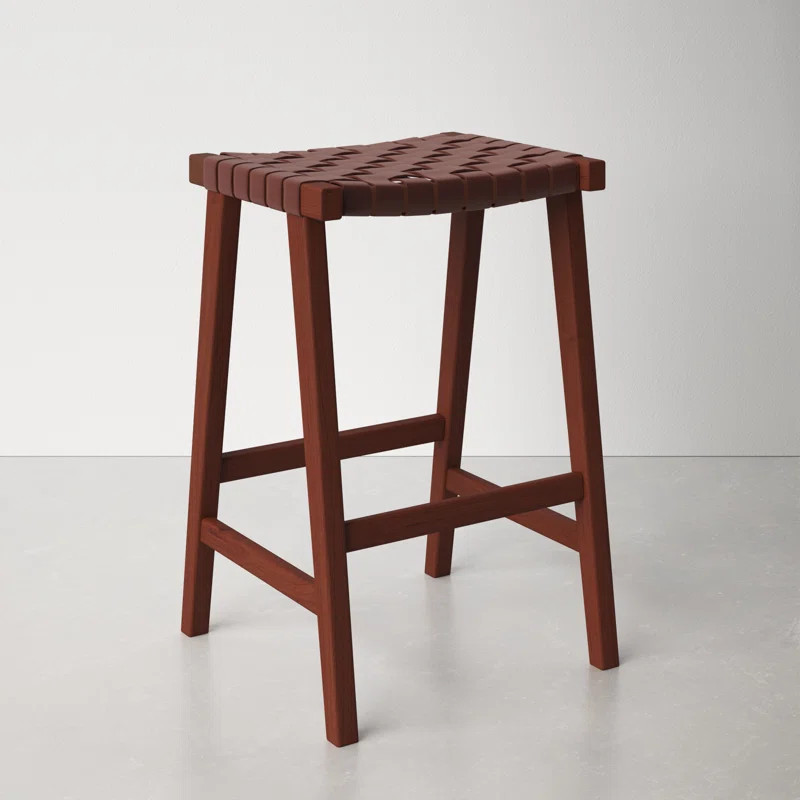 Alston Backless Leather Bar & Counter Stool | Wayfair North America