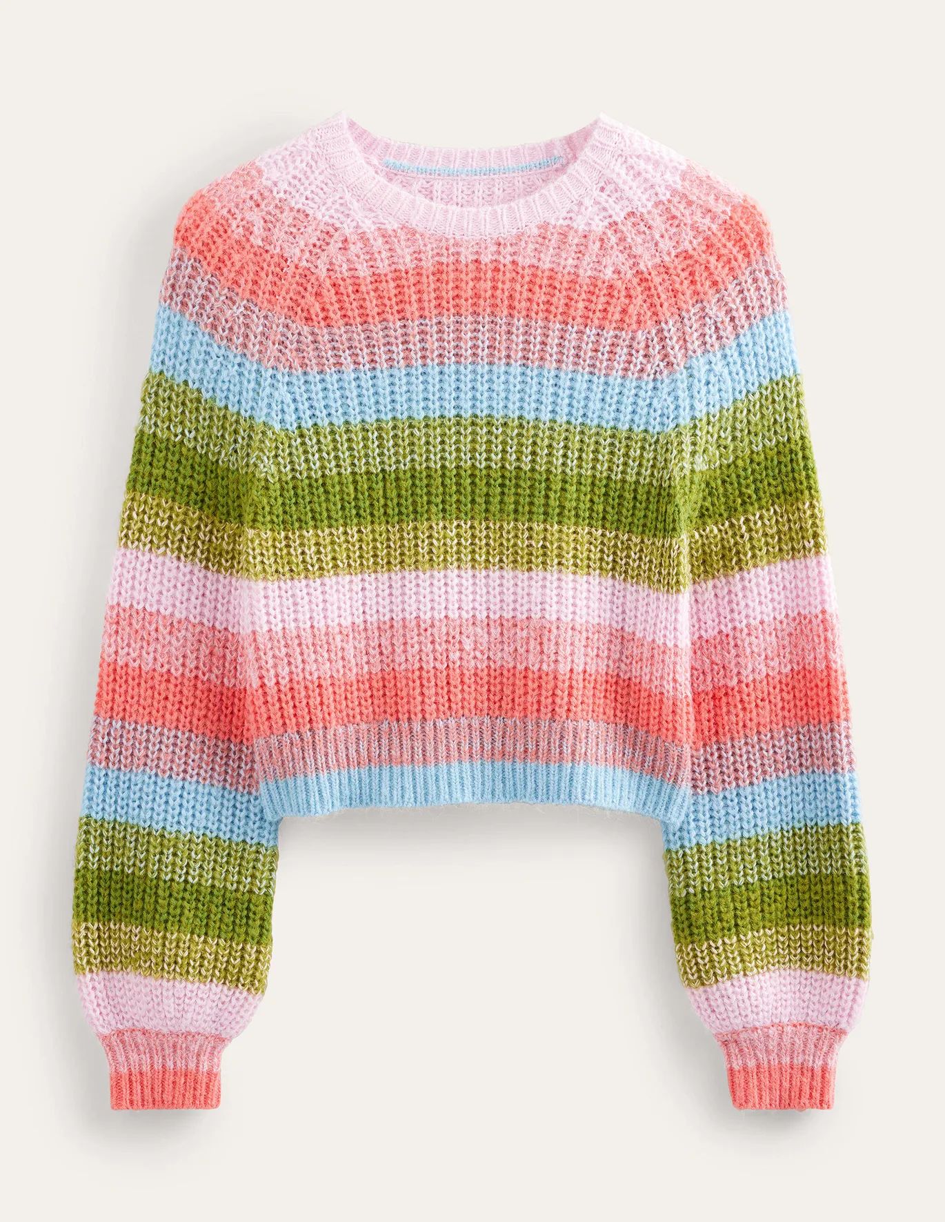 Ribbed Raglan Sweater | Boden (US)