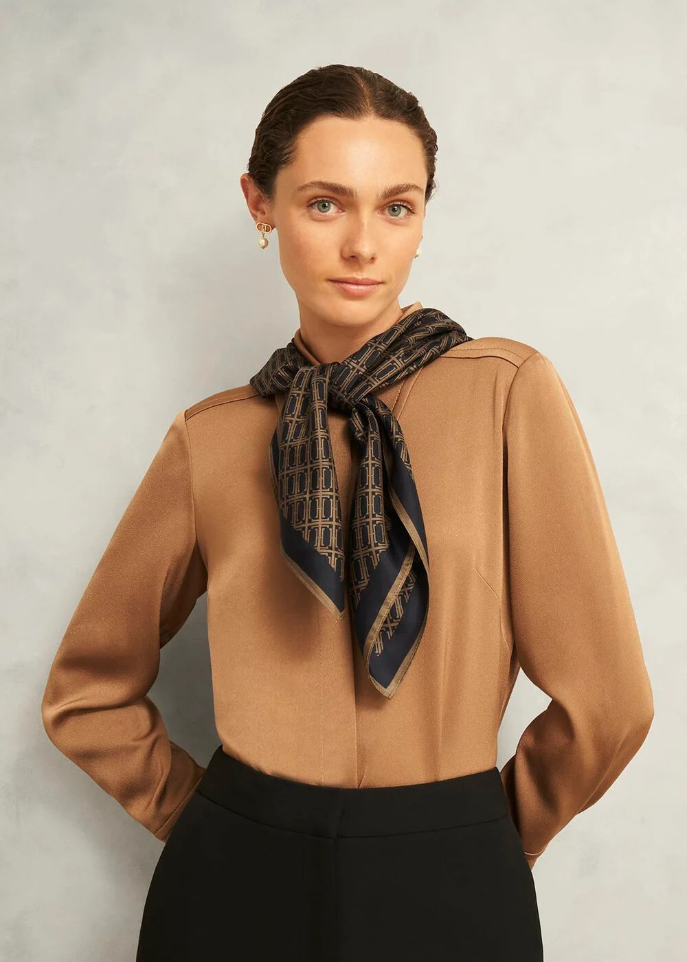 Bria Silk Scarf | Hobbs UK | | Hobbs