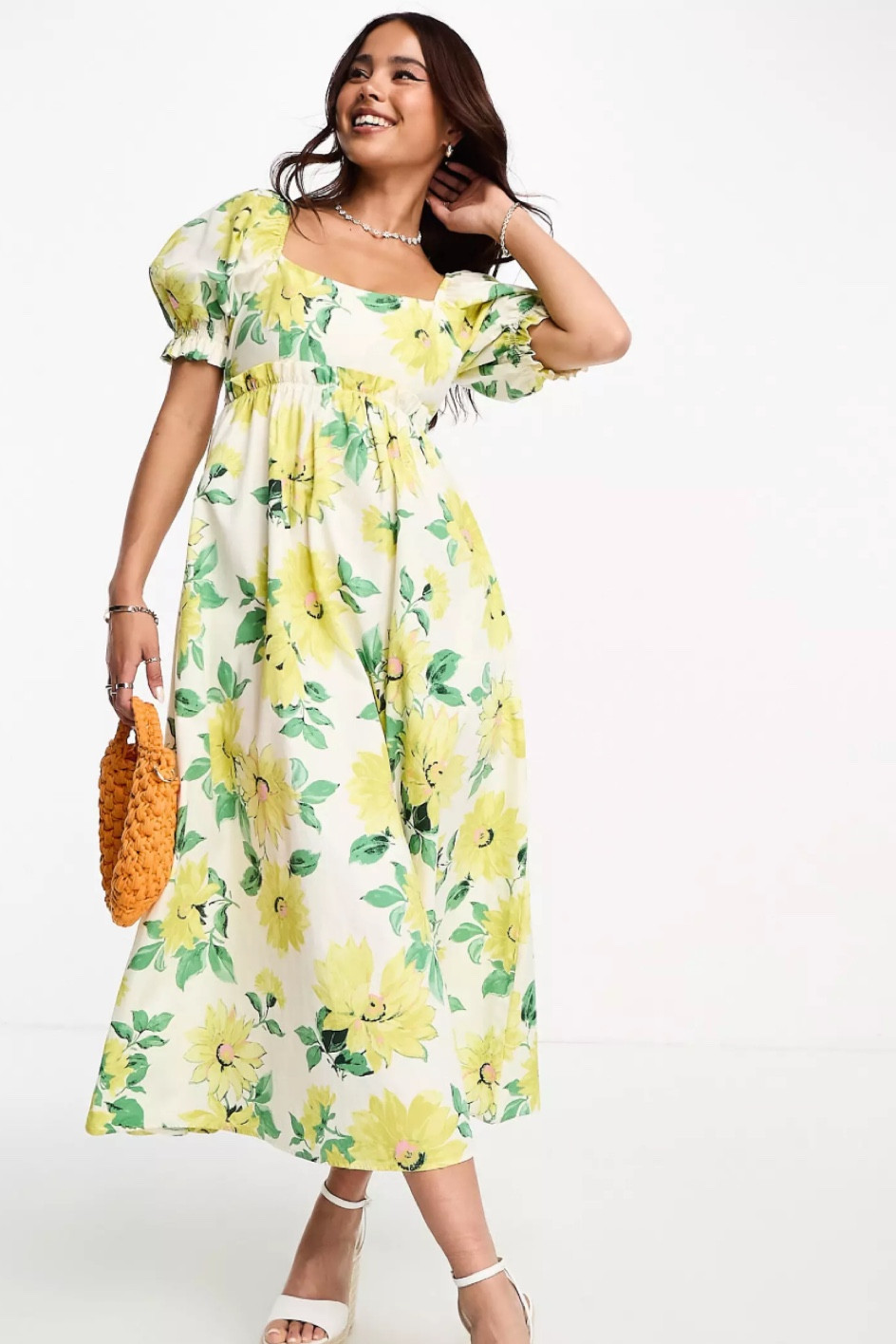 Puff sleeve white floral summer dress, travel dress

#LTKtravel #LTKstyletip #LTKSeasonal