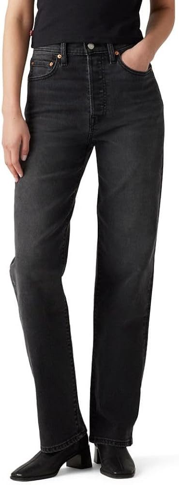 Levi's Women's Ribcage Straight Full Length Jeans | Amazon (US)