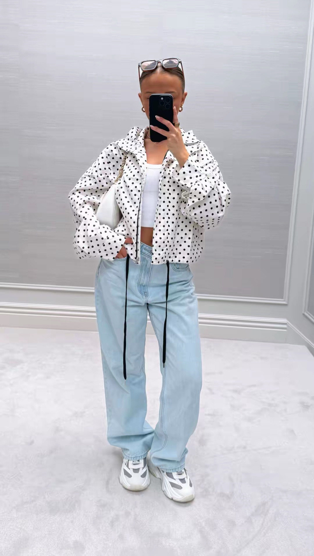 spring outfit inspo🦋✨

Pinterest style outfit inspo ideas spring TikTok casual easy basic neutral ootd wishlist faves casual petite oversized viral wide leg loose baggy jeans Abercrombie curve love fashion polka dot jacket bomber summer 

#LTKpetite #LTKuk #LTKspring