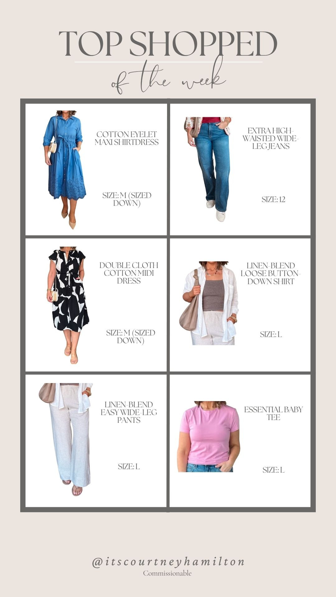 Top Shopped of the Week!!

top sellers, watchnow, spring sale, walmart, old navy, abercrombie, sale alert, midsize fashion, courtney hamilton 

 #LTKootd #LTKSeasonal #LTKSaleAlert