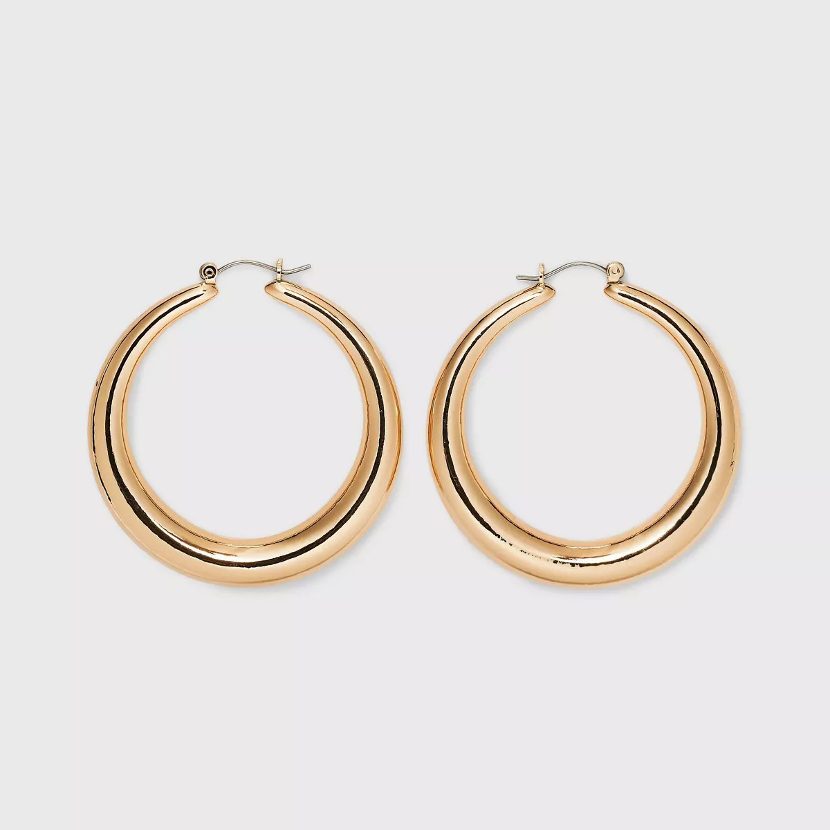 Thick Hoop Earrings - A New Day™ Gold | Target