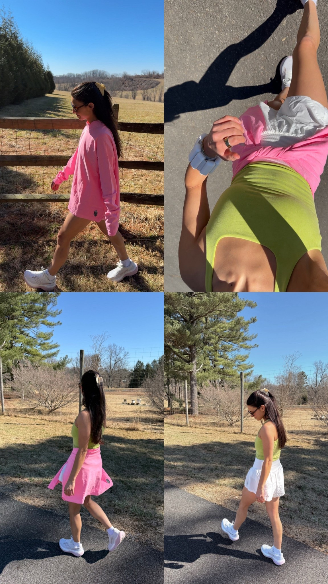spring walking outfits are back!  @fpmovement #fpmovementpartner 