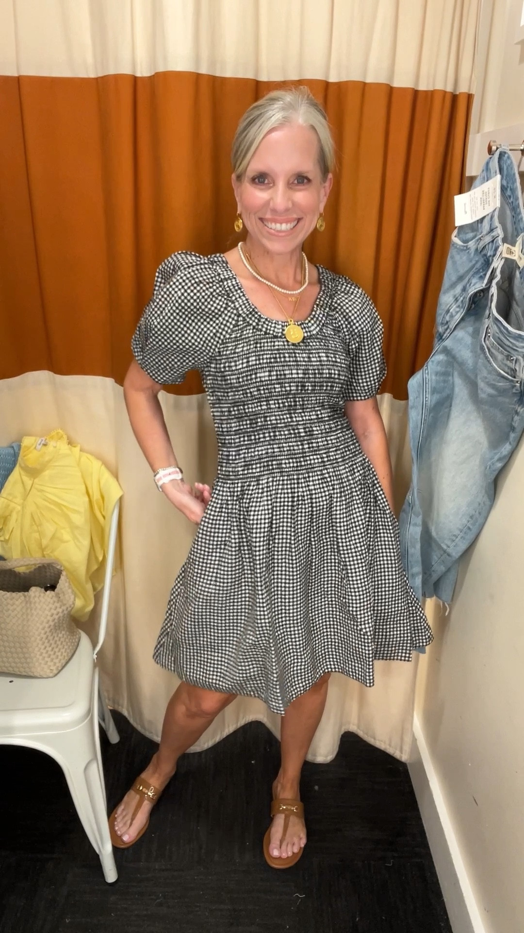 The CUTEST dress now 25% off with code LONGWEEKEND
Wearing XS 

#LTKOver40 #LTKSaleAlert