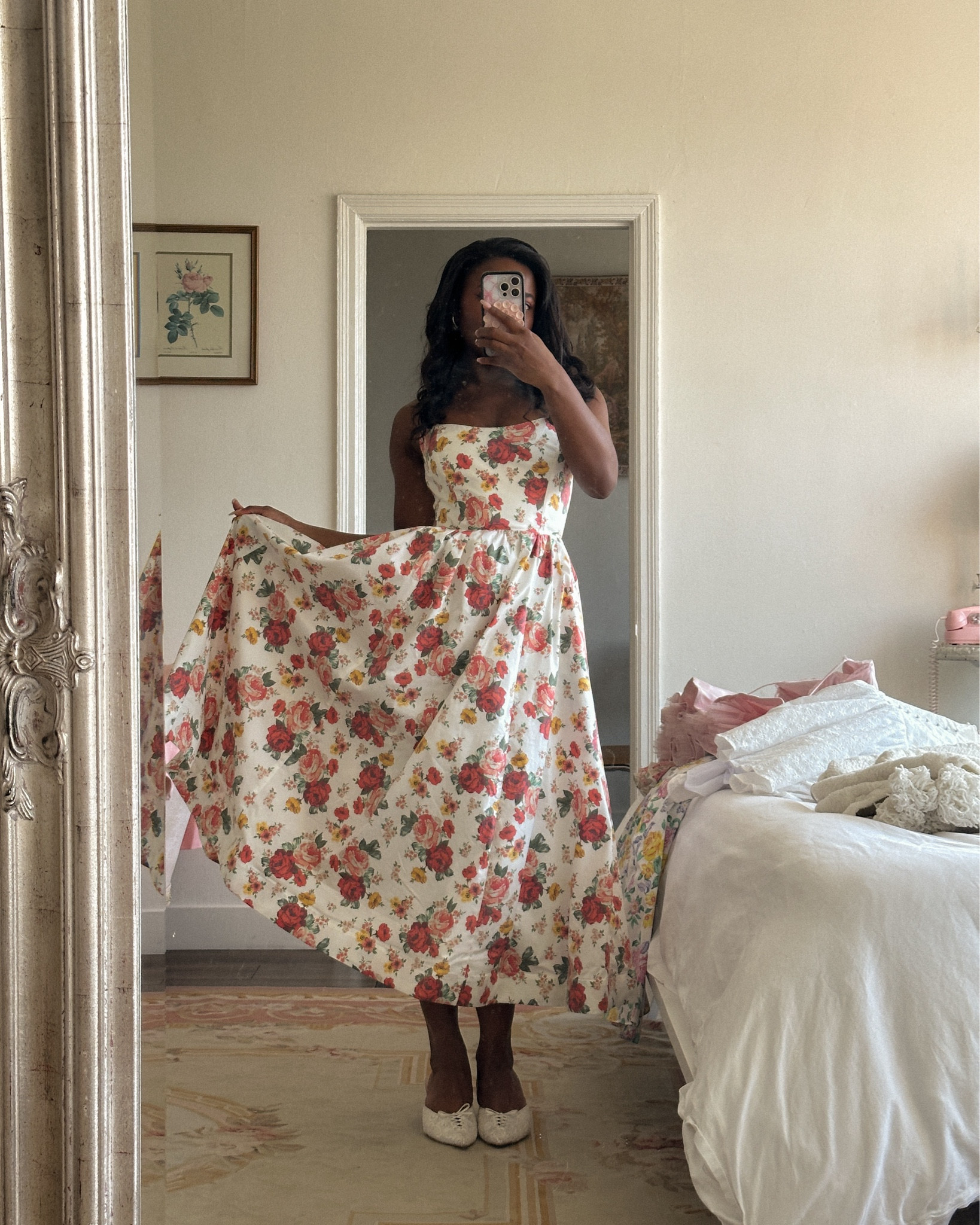 Summer dress from House of CB for European Summer from their Capri Collection 🍒🍋🤍

Dress: House of CB Lolita dress in the rosy print 🫶🏾

Midi dress, floral dress, European summer outfit, summer dress, House of CB Dress, old money dress, wedding guest dress, occasion dress 

#LTKTravel #LTKWedding #LTKStyleTip