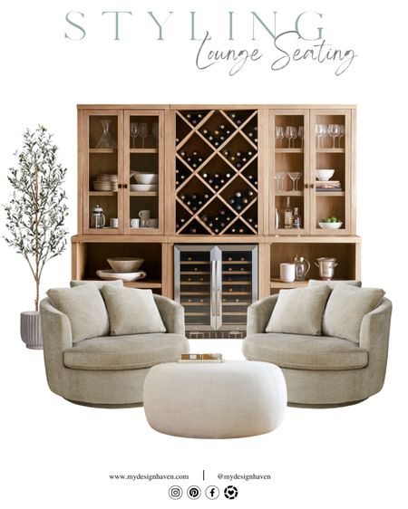 Do you have an extra room in your home that you just don’t know what to do with? Why not make it a lounge oasis?! Perfect for entertaining and welcoming guests into your home. Incorporate a wine cellar or coffee bar. 🤍 shop it all and subscribe to be the first to see what’s new here! 

#LTKsalealert #LTKstyletip #LTKhome