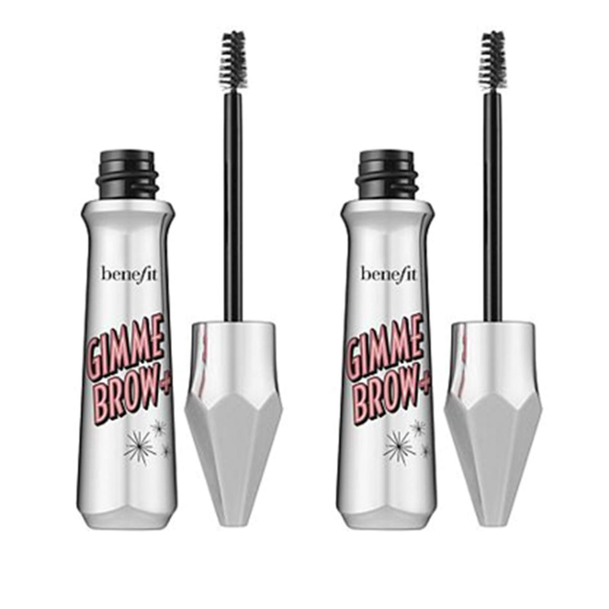 Benefit Cosmetics Gimme Brow+ Dark Brown Warm Brow Volumizing Gel Duo | HSN