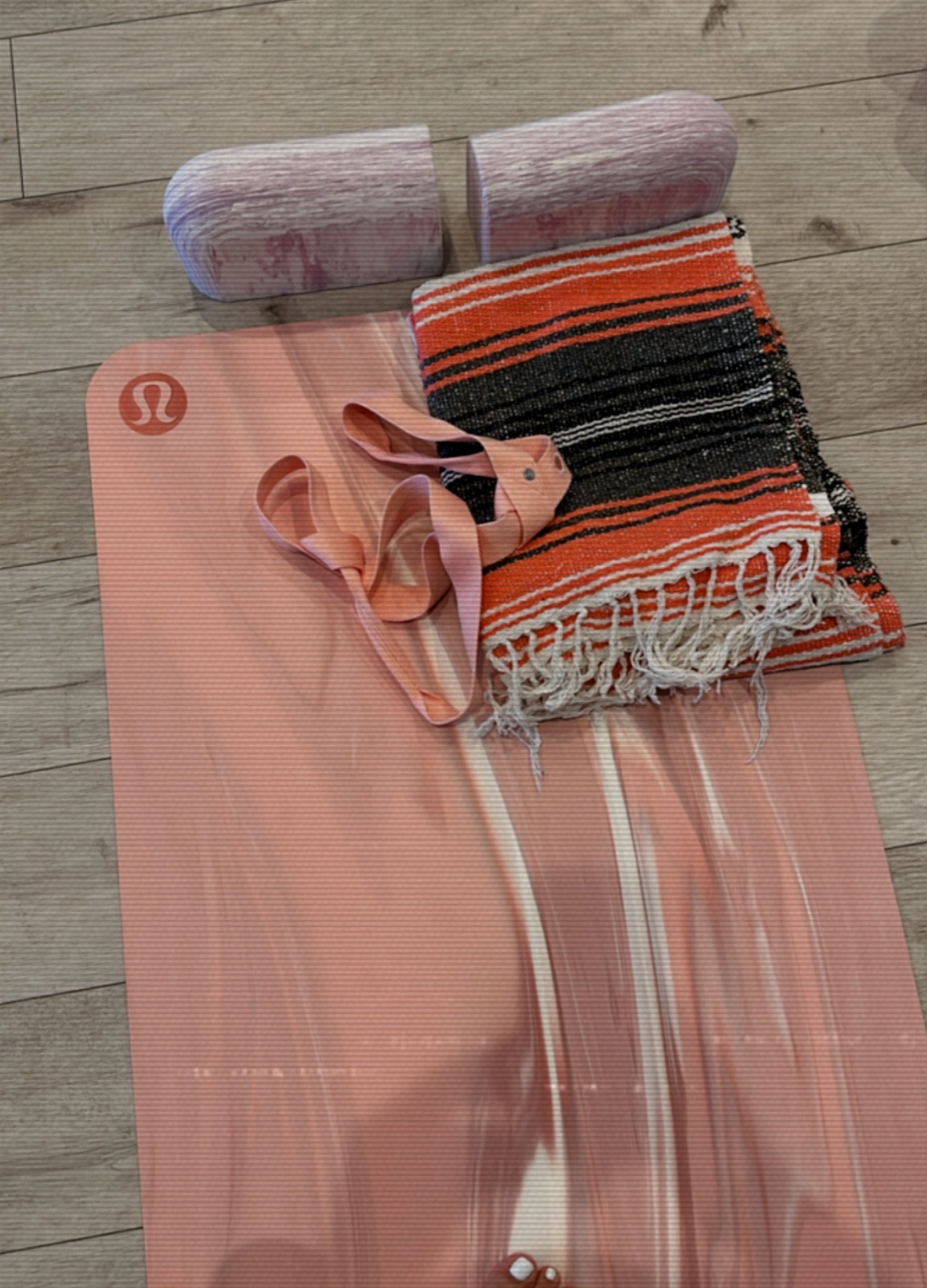 Lululemon Yoga Basics

I really like my #Lululemon Inner Flow Yoga Blocks because they’re easy on my wrists and comfortable anytime I use them under my hips for bridges. 

Love my Loop It Up strap because I can use it to carry my mat around and it doubles as a strap for stretching. 

My 3mm mat is great because it provides cushion while being light enough to make it easy to take to classes. 