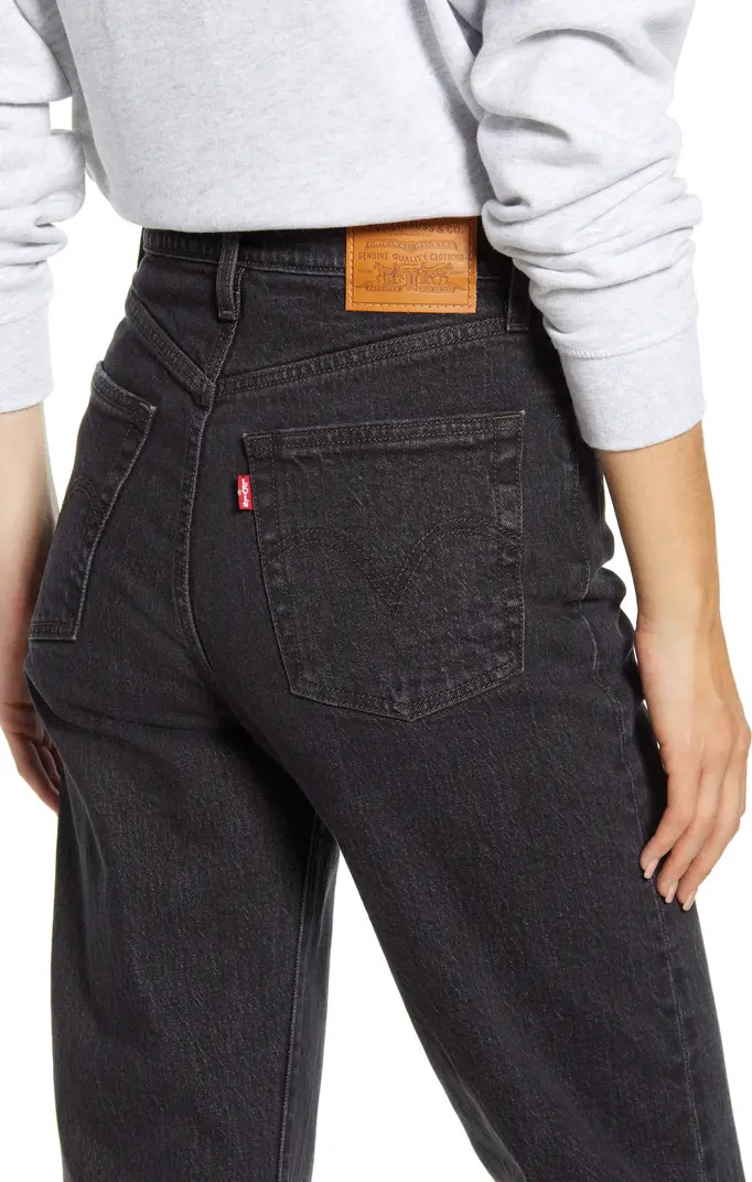 Ribcage High Waist Ankle Straight Leg Jeans | Nordstrom