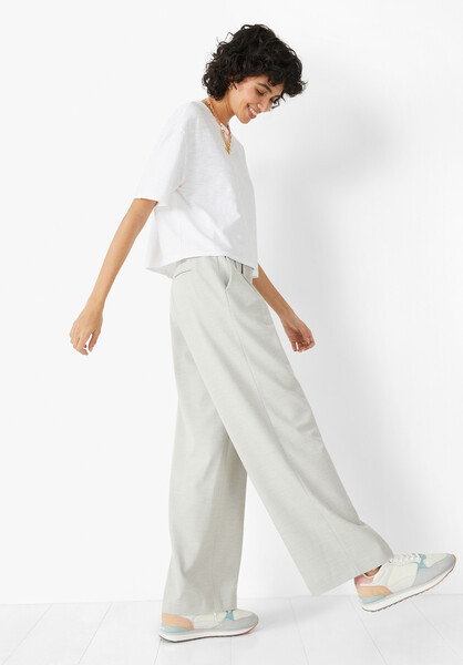 Wide Leg Tailored Trousers | Hush Homewear (UK)