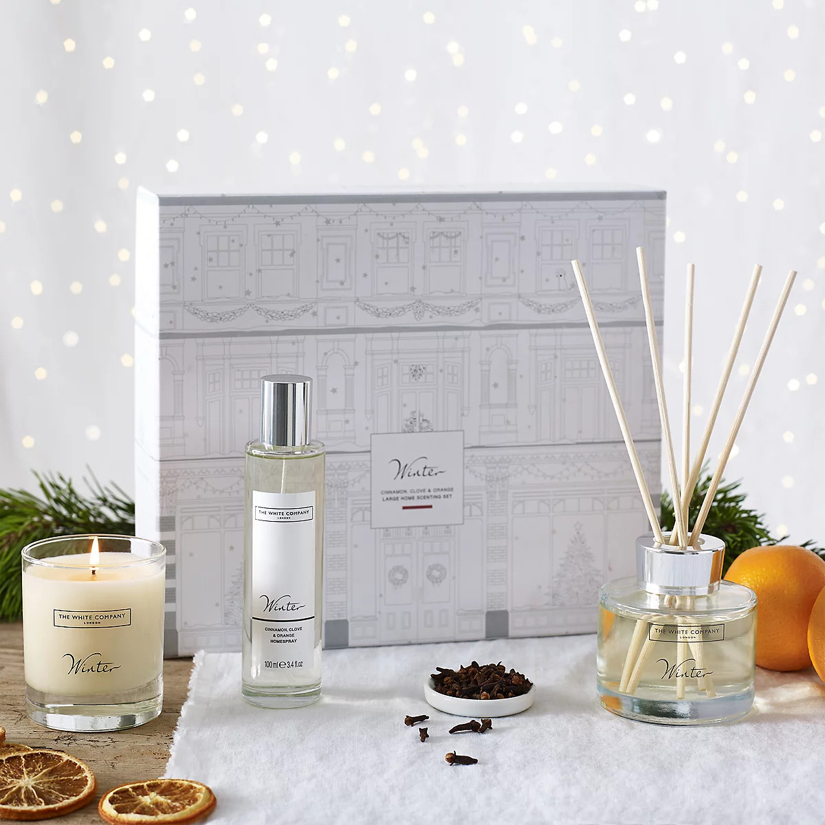 Winter Large Home Scenting Set | Home Fragrance Gift Sets  | The  White Company | The White Company UK & ROW