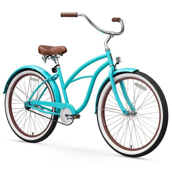 26" sixthreezero Teal Single Speed Beach Cruiser Women's Bicycle, Teal | Bed Bath & Beyond