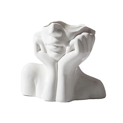 Female Form Face Vase Art Vase for Home Office Décor Feminist Decor Modern Body Flower Vase Fema... | Amazon (US)