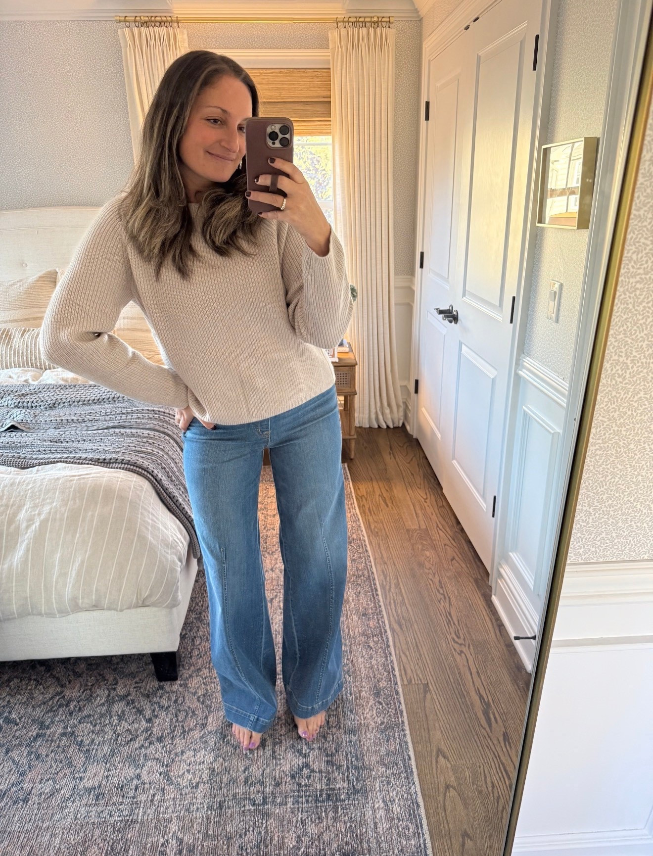 Do not sleep on @Spanx denim — their jeans are absolutely incredible! Truly comfortable and so, so flattering. This wide leg pair is my FAVORITE but I’m linking other washes and styles that I also love. Currently 20% off if you tap below and copy the code for checkout!! 

#LTKootd #LTKSaleAlert #LTKSpringSale