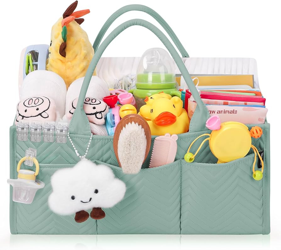 Skycase Large Diaper Caddy Organizer, Baby Organizers and Storage for Newborn Essentials Must Hav... | Amazon (US)