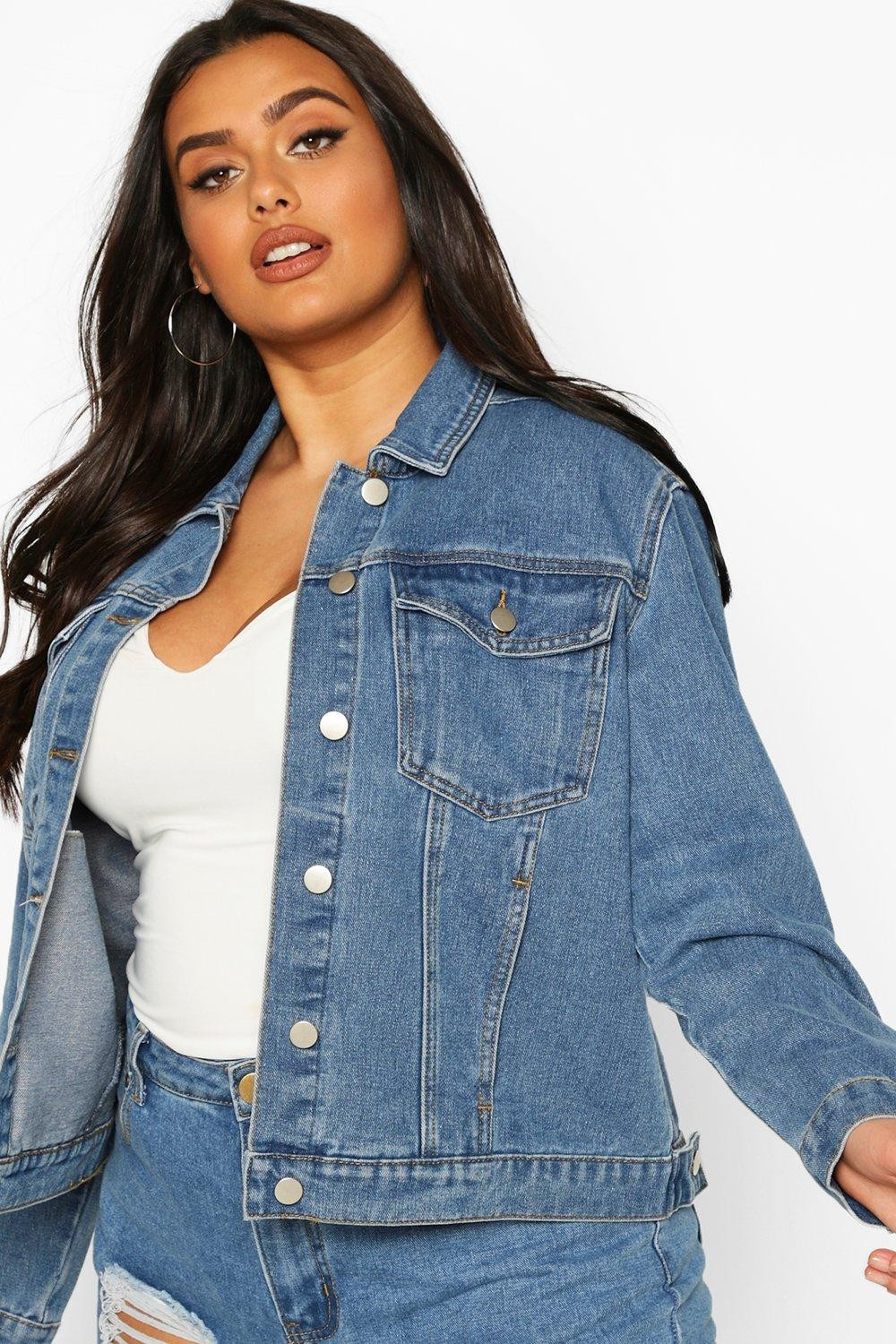 Plus Western Denim Jacket | Boohoo.com (US & CA)