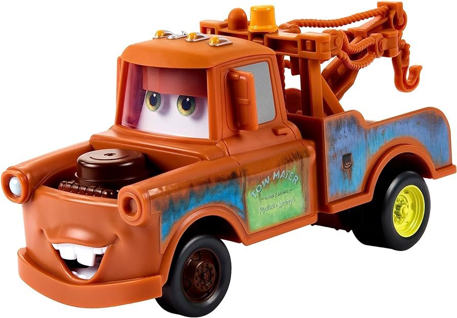 Mattel Disney and Pixar Cars Moving Moments Toy Truck with Moving Eyes & Mouth, Mater Character C... | Amazon (US)