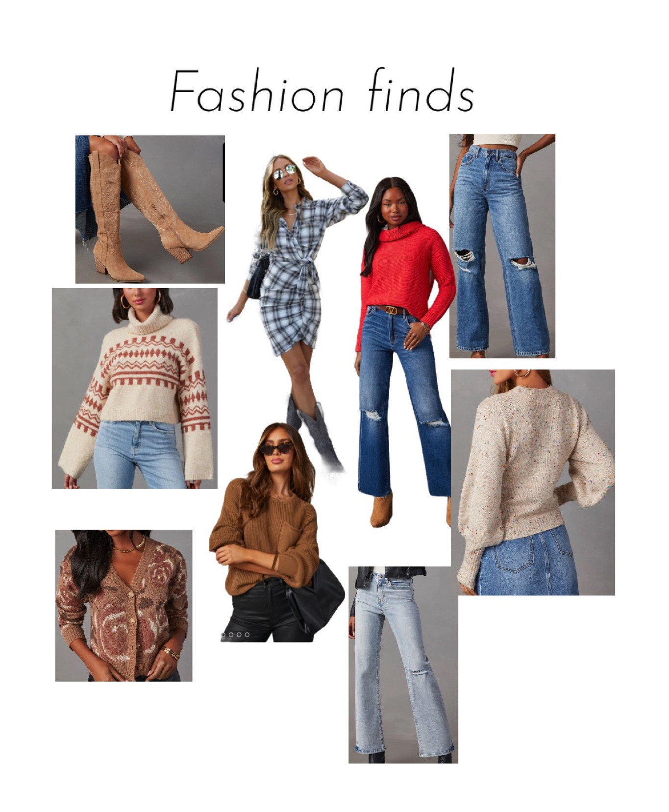 Sweaters, jeans, boots, dress 

#LTKfindsunder100 #LTKstyletip