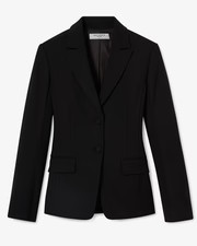 Bennett Jacket - Wool Twill :: Black | MM LaFleur