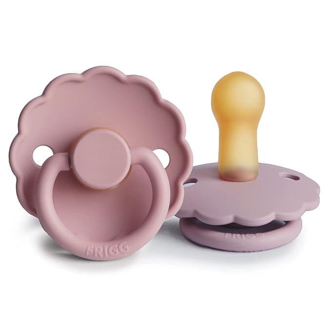 Amazon.com : FRIGG Daisy Natural Rubber Baby Pacifier | Made in Denmark | BPA-Free (Biscuit/Lily ... | Amazon (US)