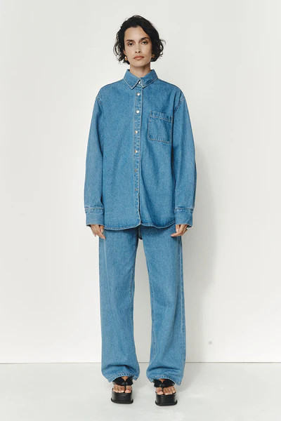 ALFALFA SHIRT - VINTAGE BLUE | Marle 