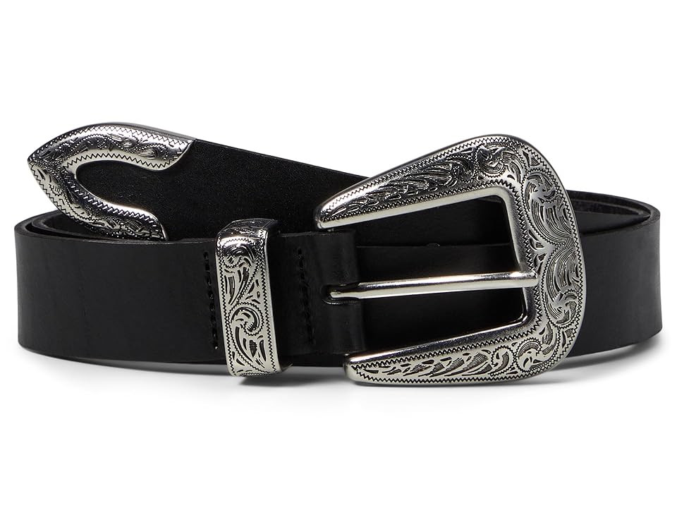 Madewell Three Piece Western Belt (True Black) Belts | Zappos