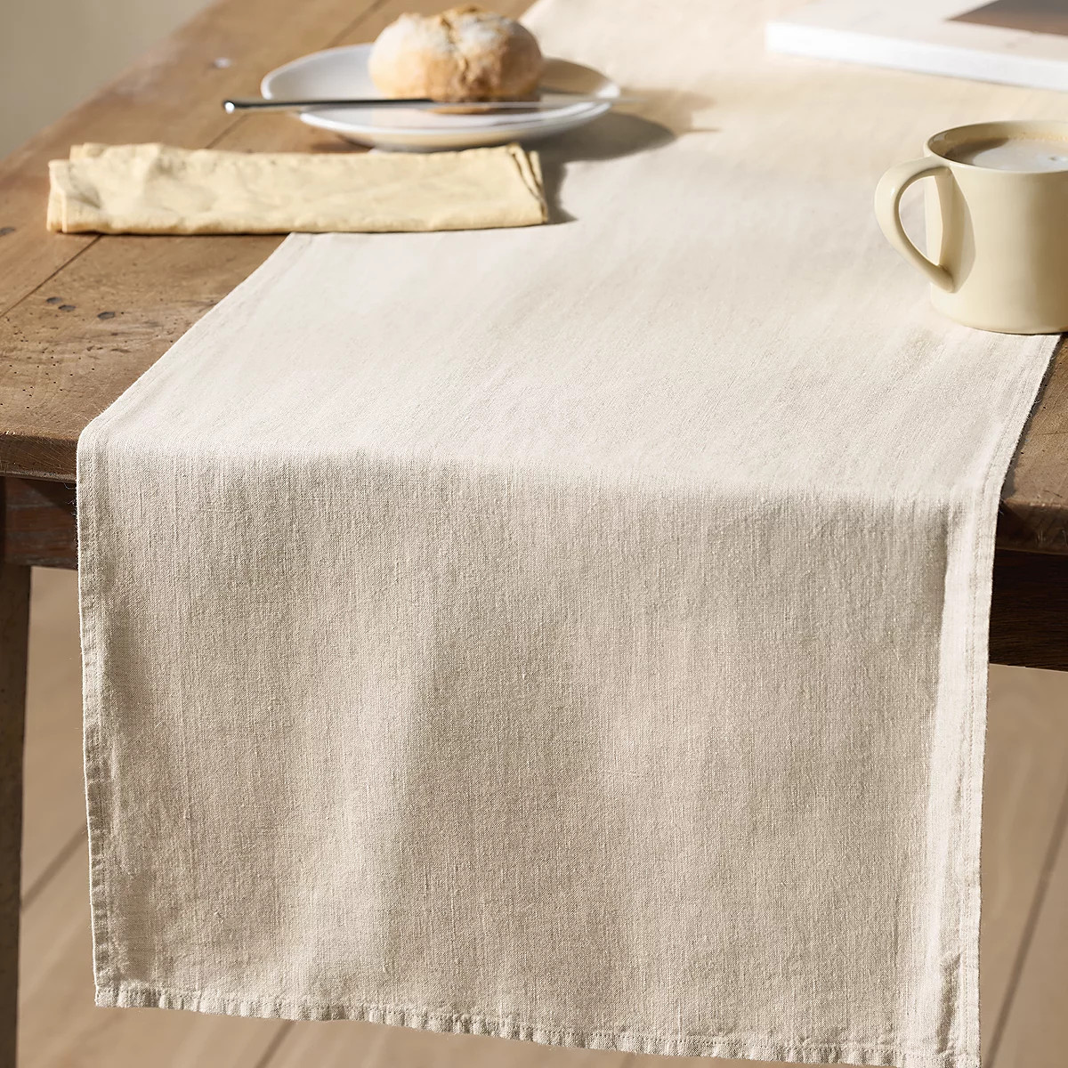 Pure Linen Table Runner | The White Company UK & ROW