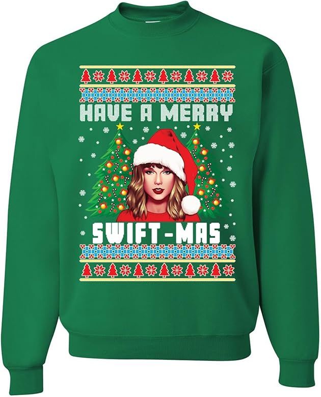 wild custom apparel Have A Merry Ugly Christmas Crewneck Sweatshirt | Amazon (US)