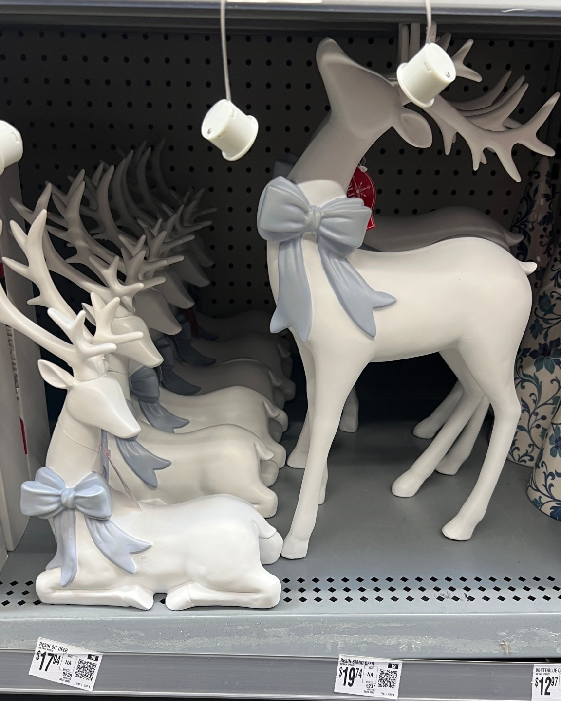 White Deer with Blue Ribbon 

#LTKHome #LTKHoliday #LTKSeasonal
