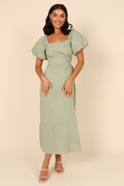 Chloe Cut Out Dress - Sage | Petal & Pup (US)