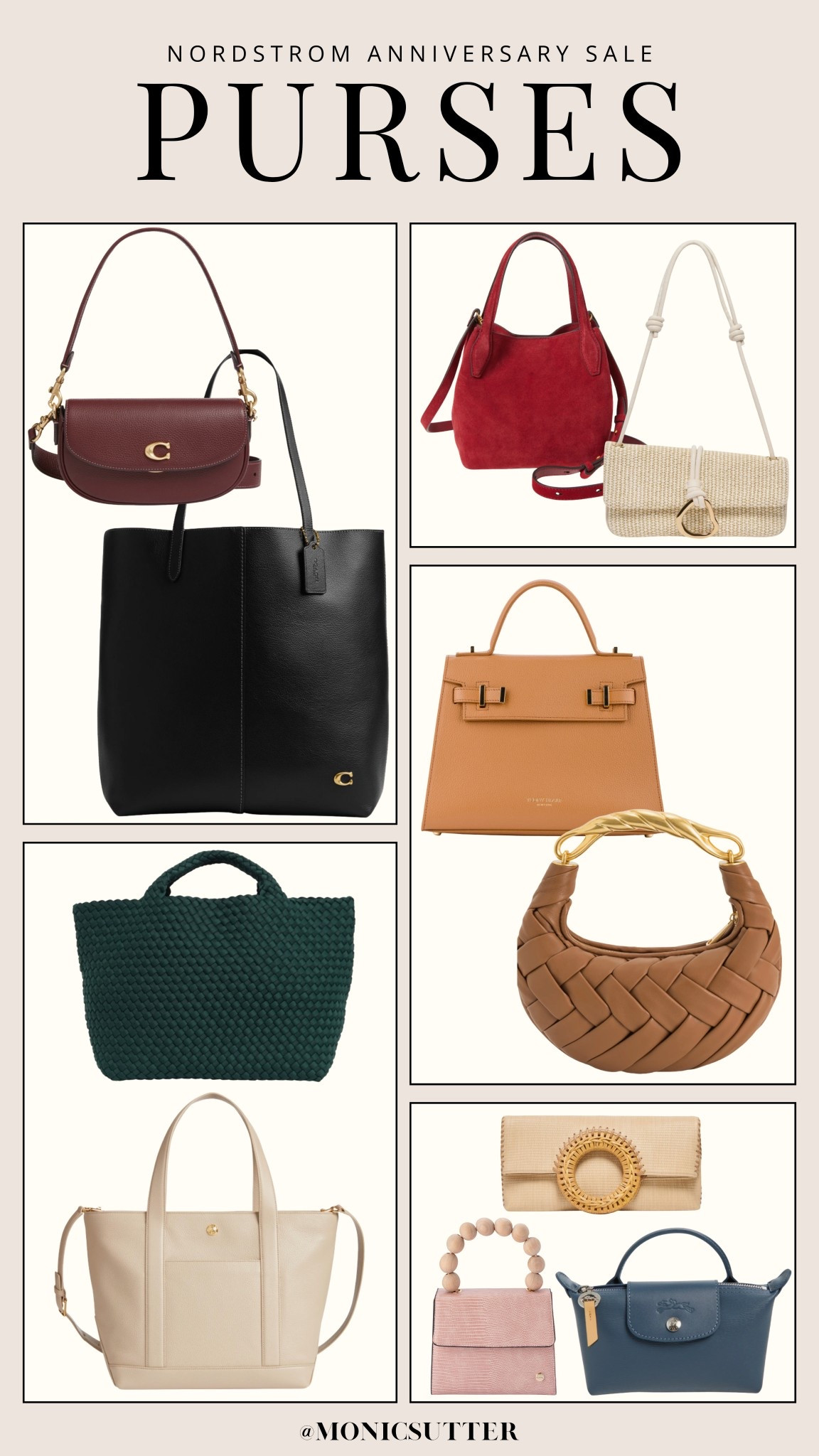 Nordstrom anniversary sale purses! So many styles perfect for year round! 

Summer fashion. Summer purses. Handbags. Tote bags. Shoulder bags. Must have bags. 

#LTKItBag #LTKStyleTip #LTKSaleAlert