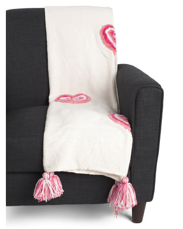 Groovy Hearts Tufted Throw | Valentine's Day | Marshalls | Marshalls