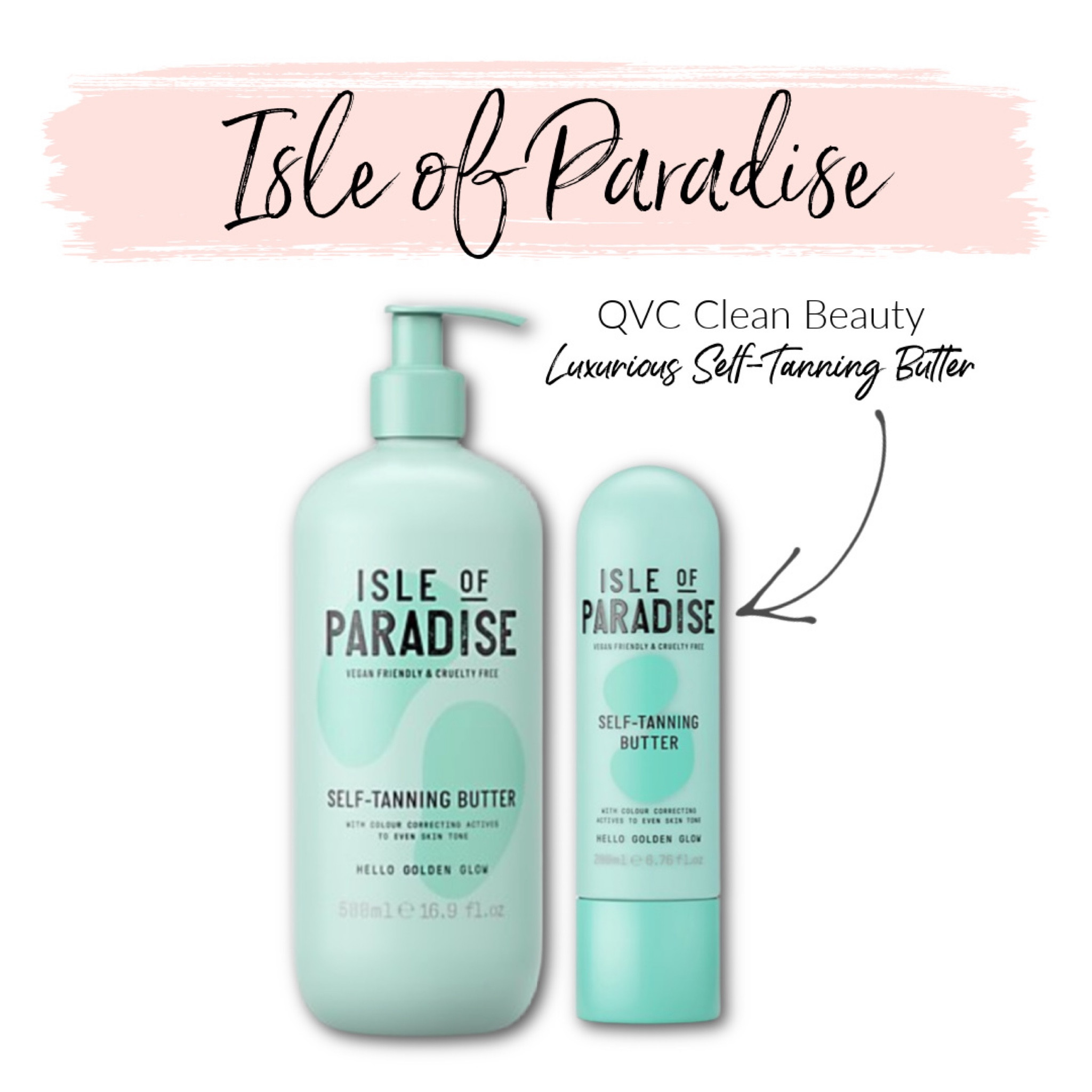 Isle of paradise deals self tanning qvc