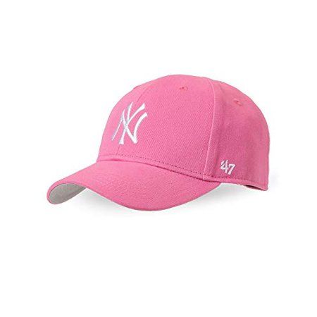 47 Brand Yankees Baseball Cap Baseball Hat (Rose Pink Infant 12-24M) | Walmart (US)