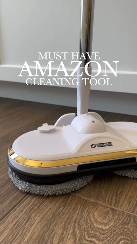 Cordless rechargeable spin mop cleaning tool. Amazon home must have. Use your favorite cleaning solution and water and go! Removable, washable, mop pads.

#LTKHome #LTKVideo #LTKSaleAlert